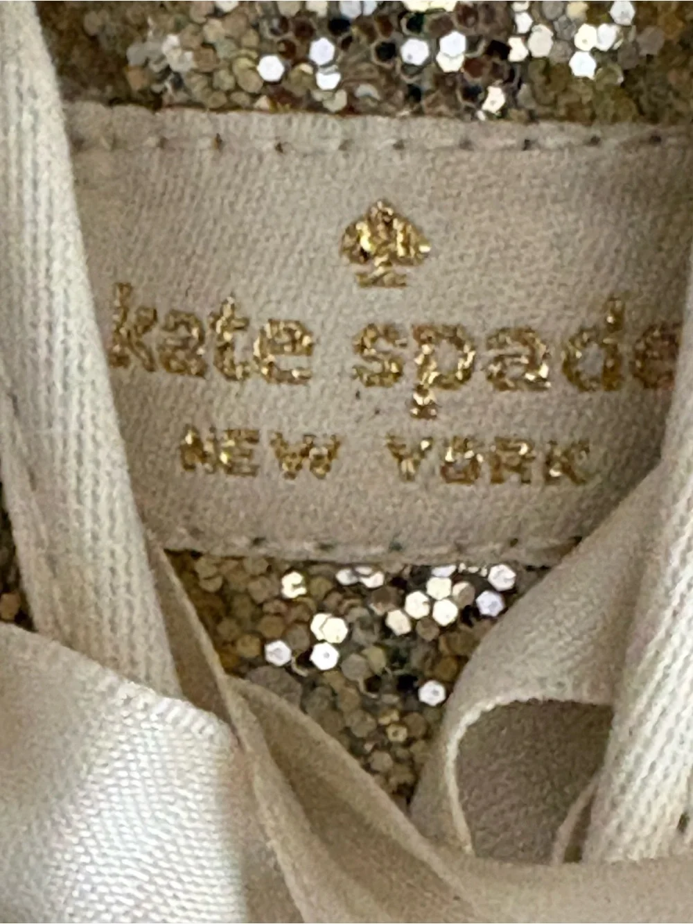 Keds X Kate Spade New York Champion Glitter Sneakers Size 6